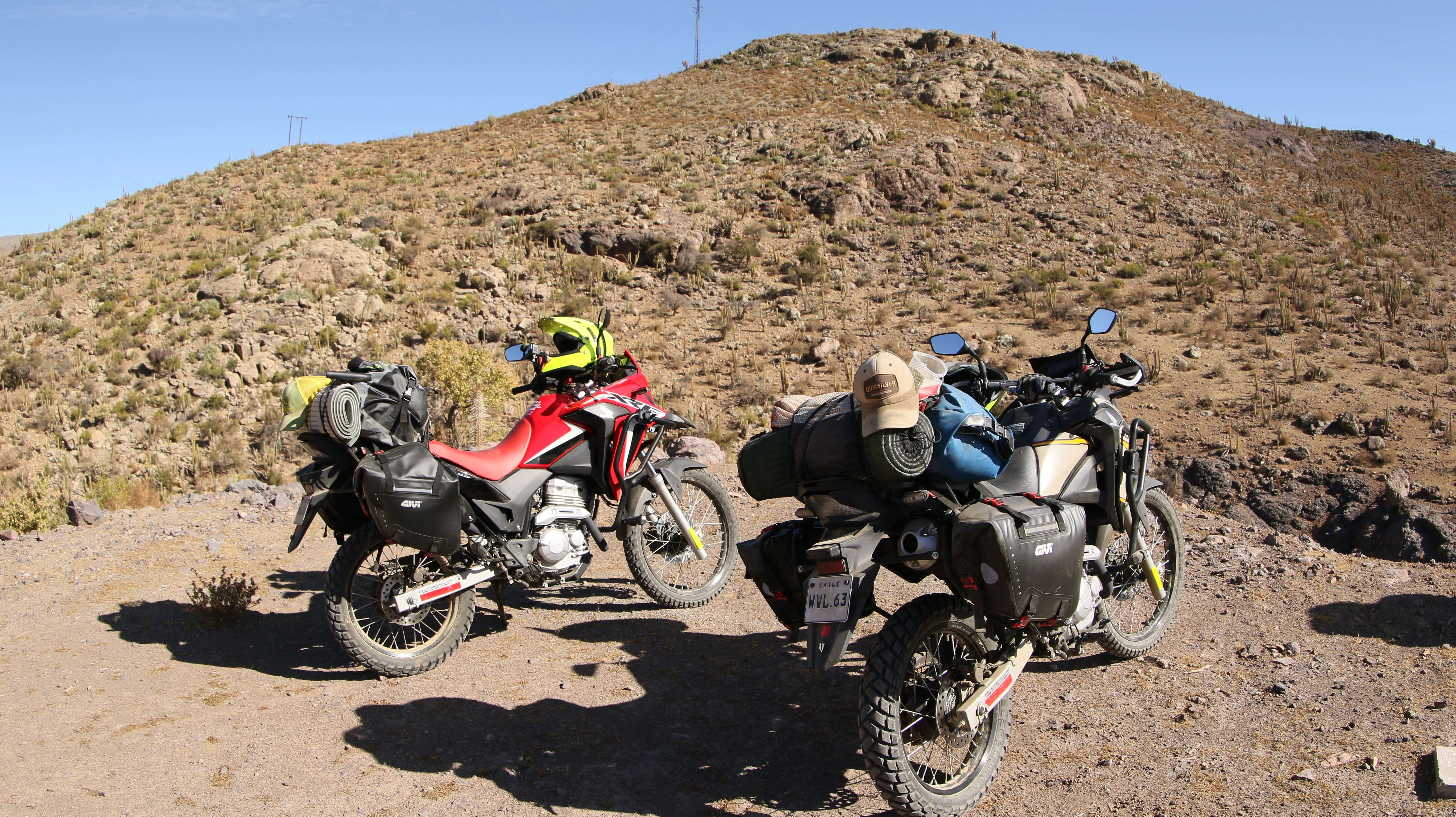 Motocicletas Honda y Yamaha